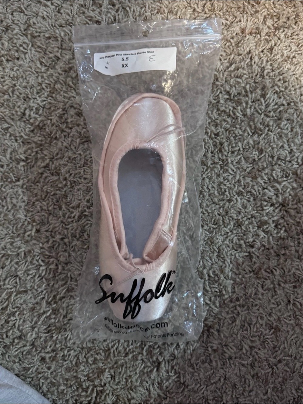 Suffolk Solo Prequel Pointe Shoes Brand New 5.5 XX Standard